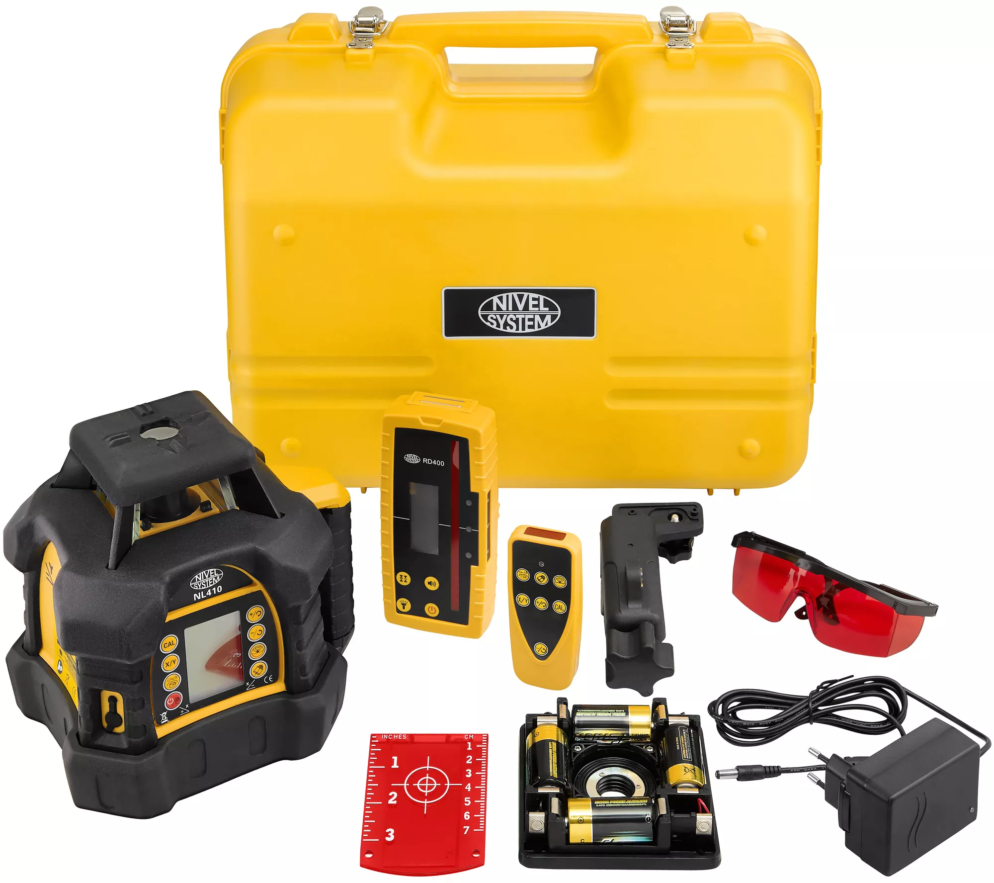 Niwelator laserowy Nivel System NL410 (+ statyw + łata)  
