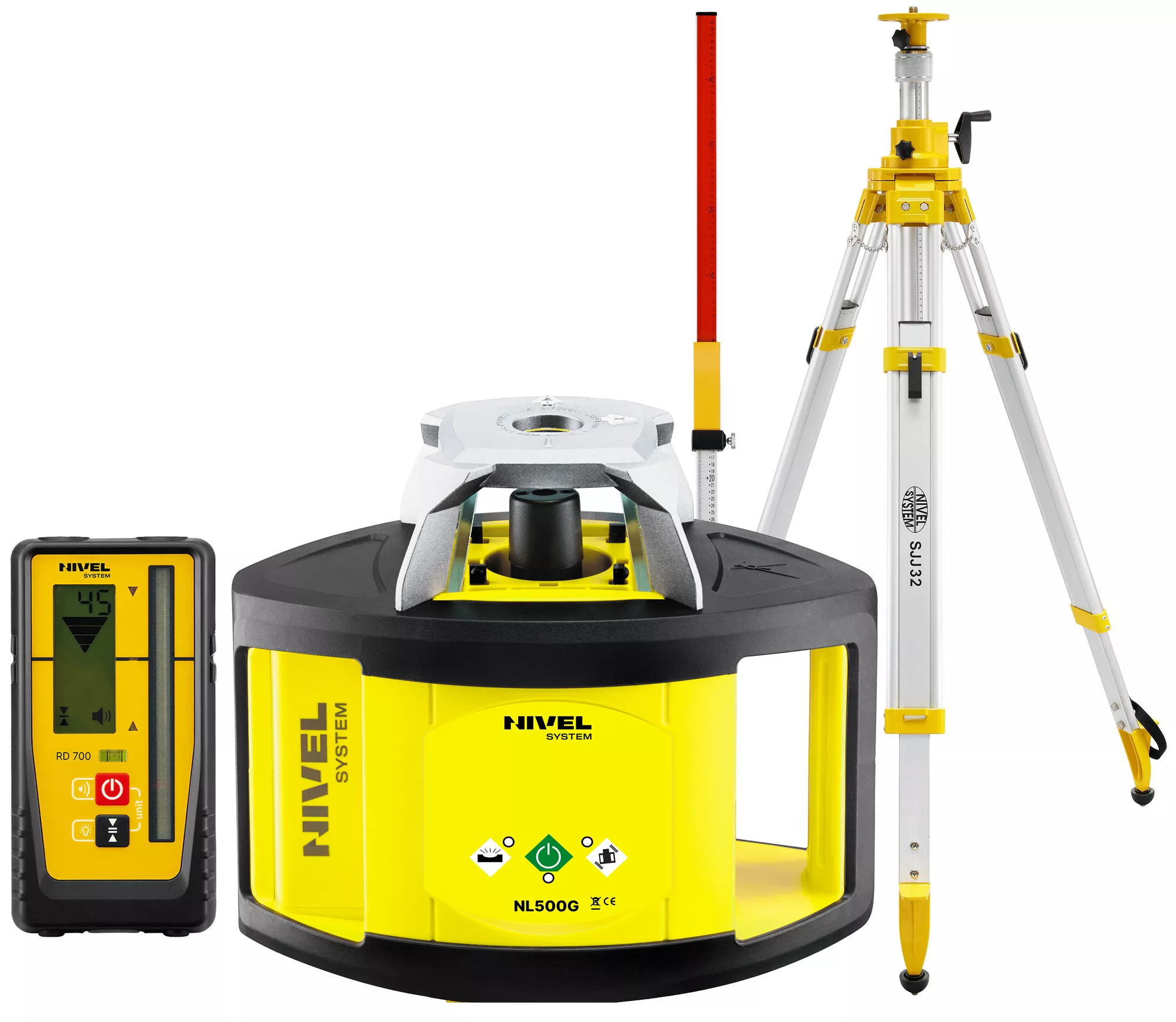 Niwelator laserowy Nivel System NL500G DIGITAL + SJJ32, LS-24 | 