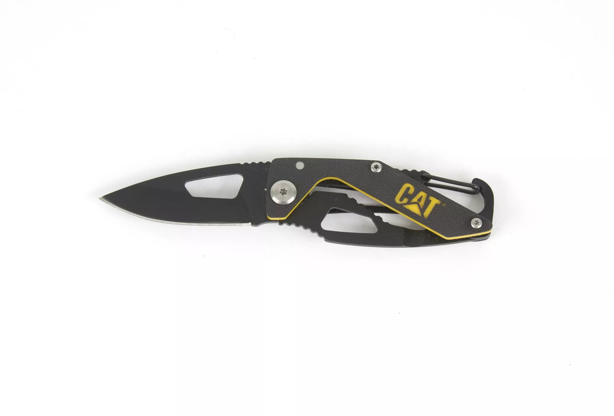 Nóż Caterpillar 13.3 cm Folding Pocket Buddy z karabińczykiem