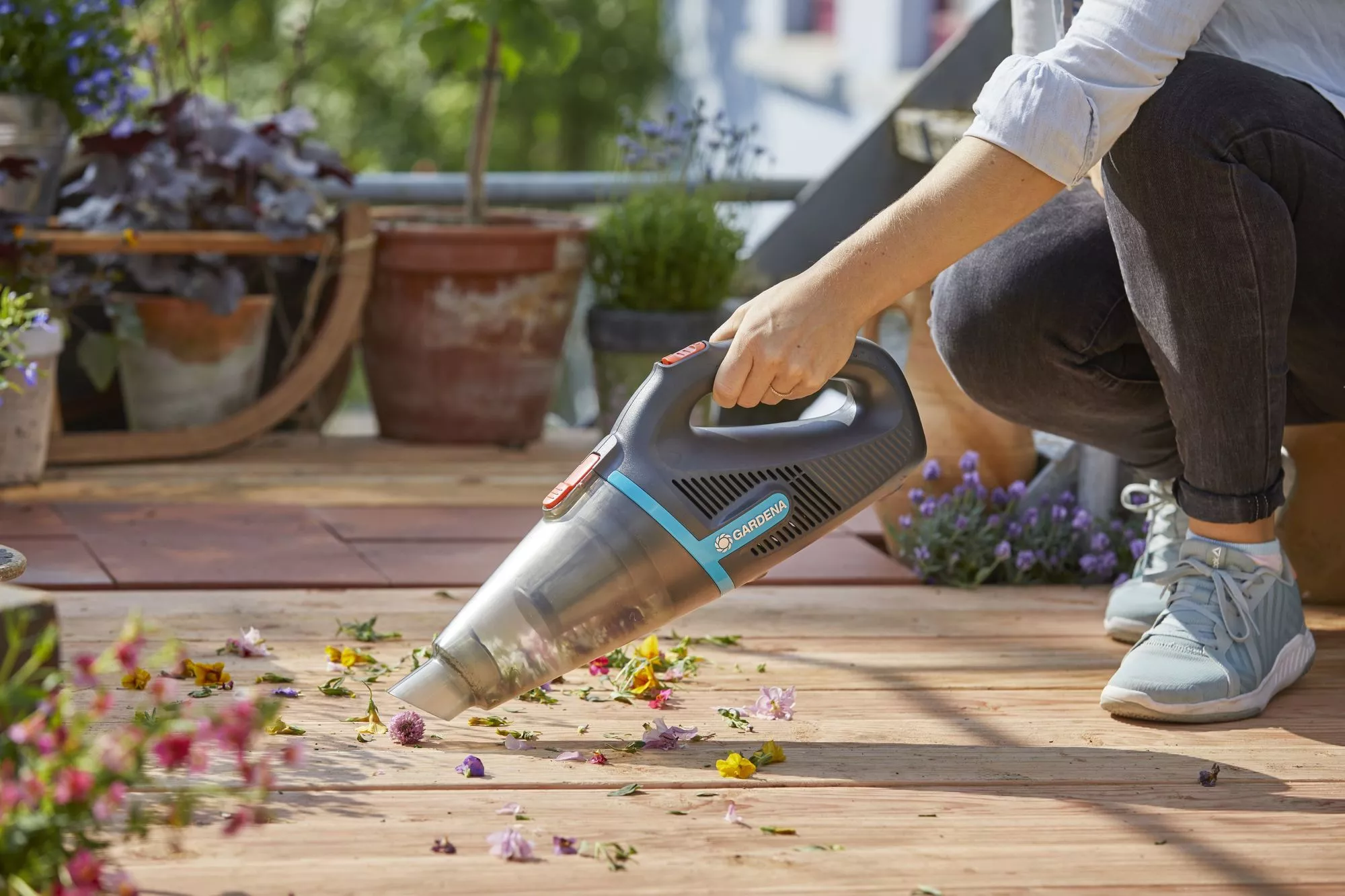 Odkurzacz ręczny Gardena EasyClean zestaw