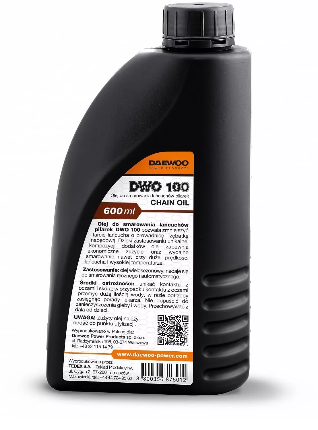 Olej do smarowania łańcuchów pilarek Daewoo Power DWO 100 | 