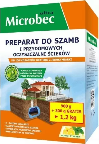 Preparat do szamb Bros Microbec Ultra 1200 g | 