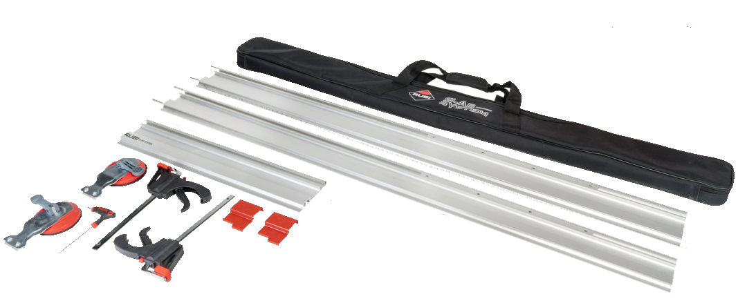 Prowadnice z zaciskami Rubi do TC-125 G2
