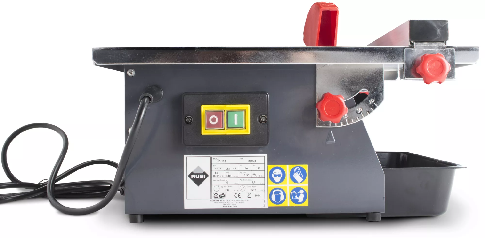 Przecinarka do płytek Rubi ND-180 230 V 50 Hz