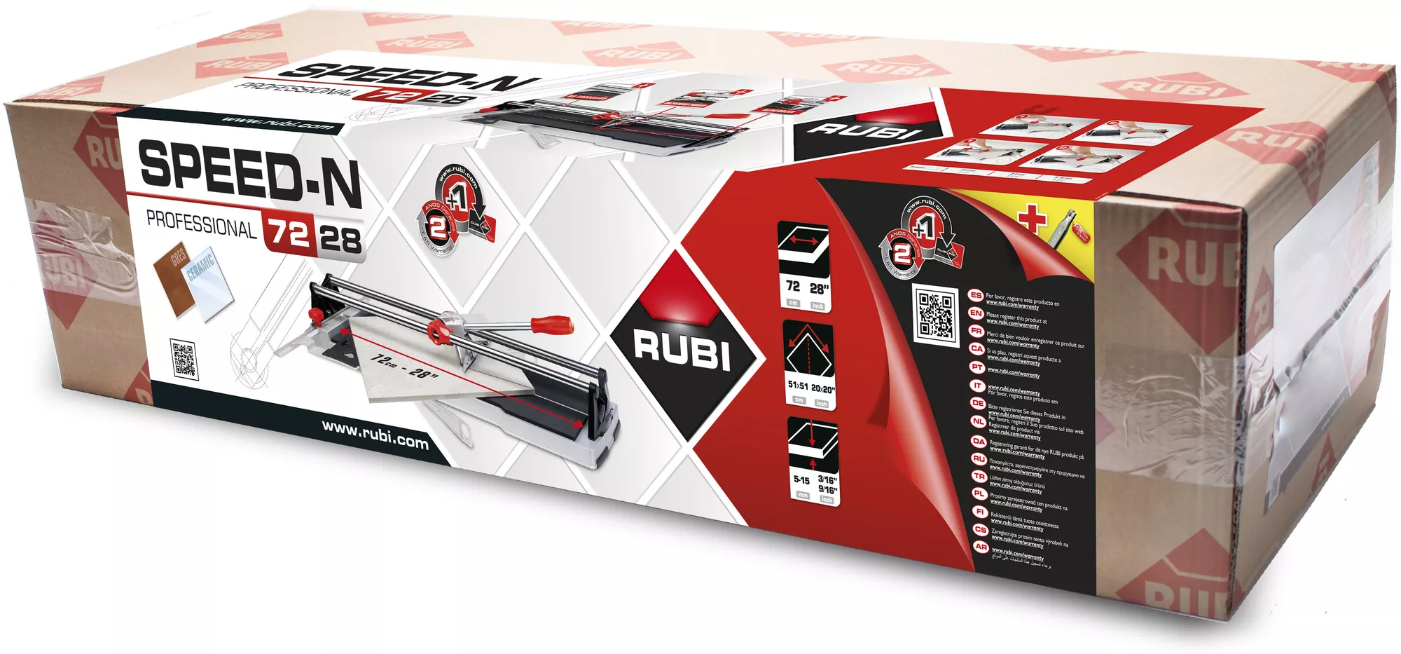 Przecinarka ręczna Rubi SPEED-72 N