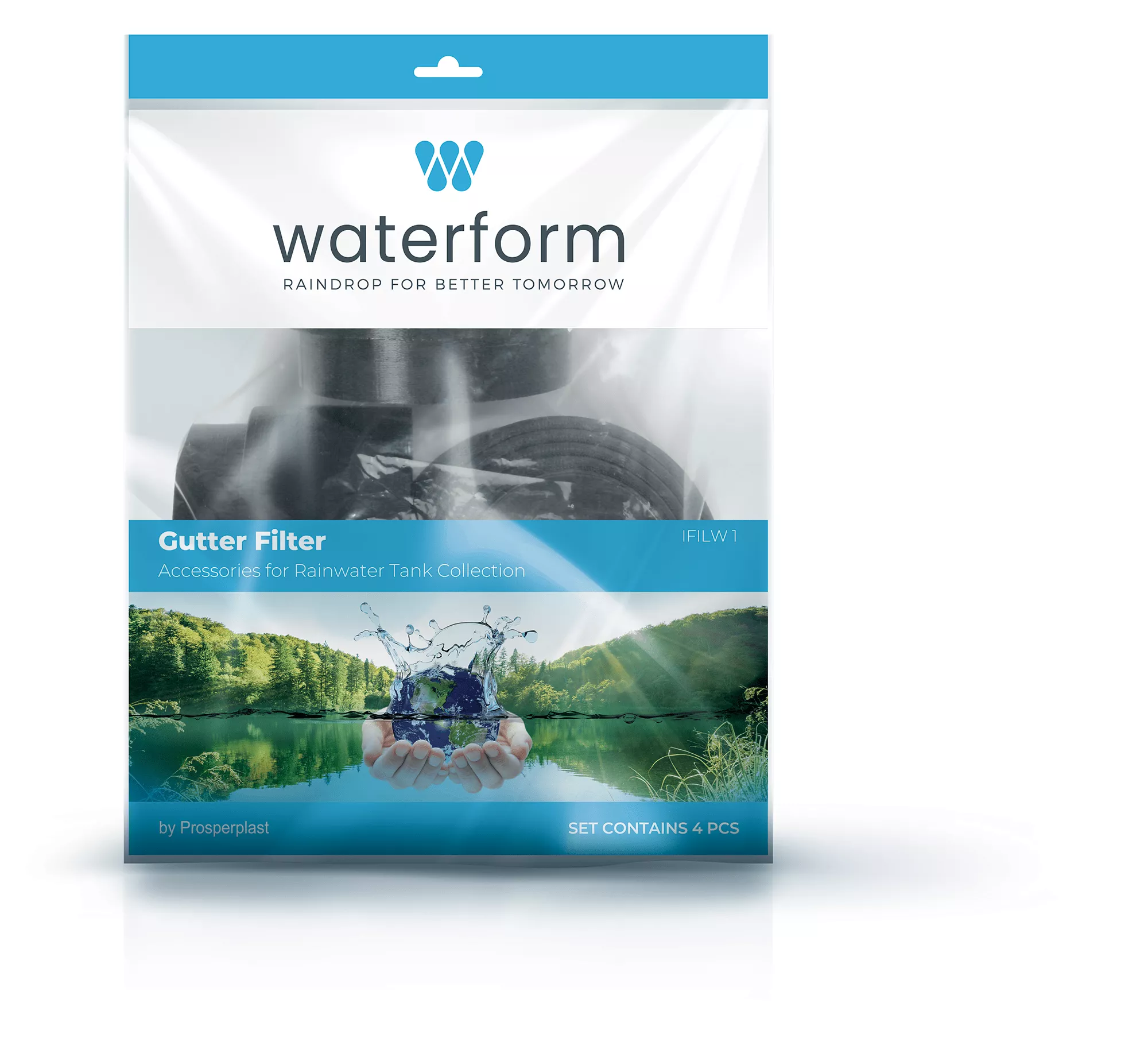 Rynnowy filtr do wody deszczowej Waterform Gutter Filter 1 IFILW1 | 