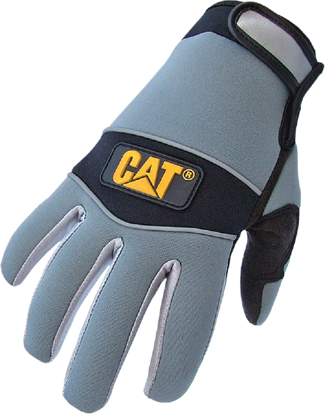 Rękawice robocze Caterpillar Synthetic Leather Pad, Neoprene Back | 