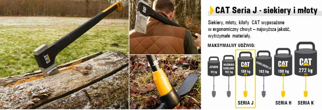 Siekiera Caterpillar Universal Axe U2500 Ergo