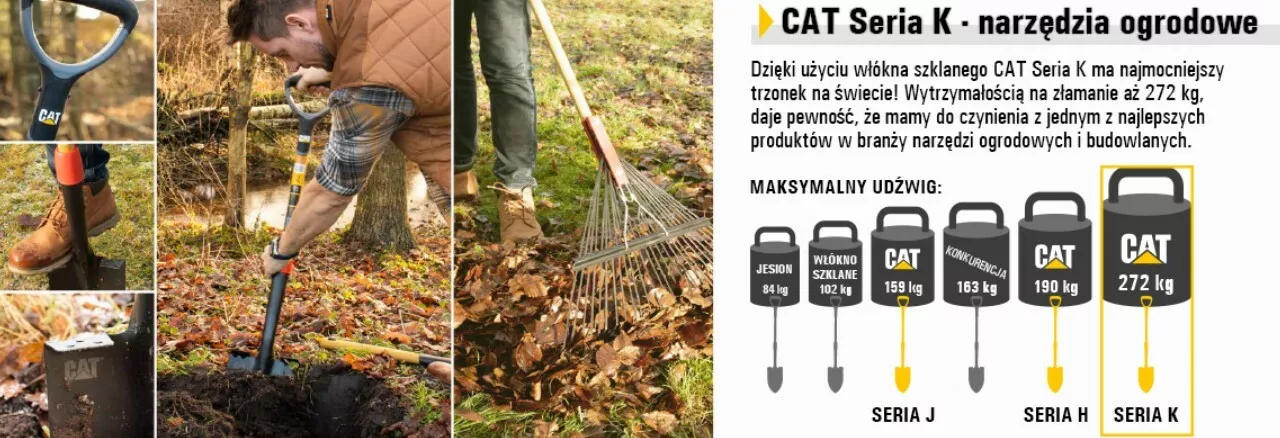 Skuwacz do lodu Caterpillar K-Series Forged