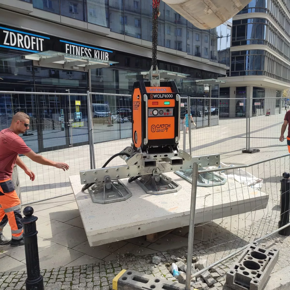 Spalinowy chwytak próżniowy Catchshift Wolf4000
