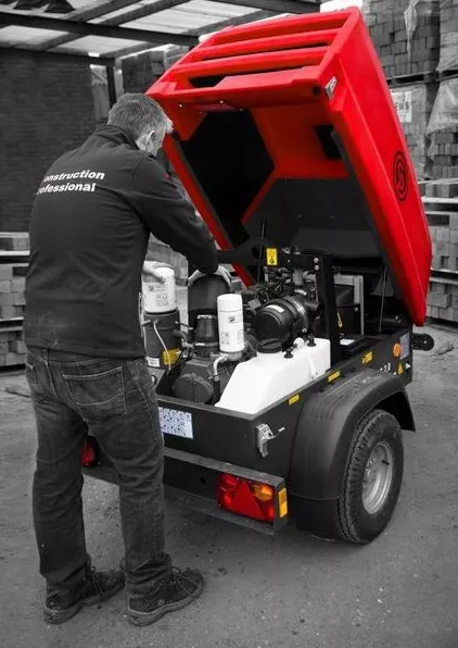 Sprężarka na podwoziu Chicago Pneumatic CPS 2.0-7 Red Rock 