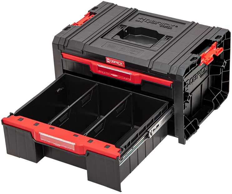 Szafka z organizerami Qbrick System PRO Drawer 2 Toolbox Basic | 