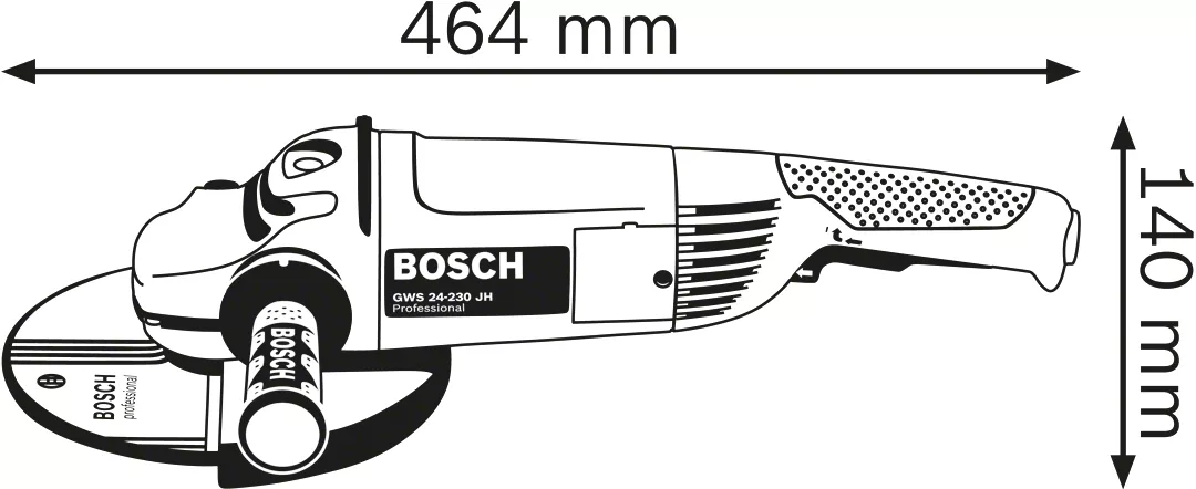 Szlifierka kątowa Bosch GWS 24-230 JH Professional | 
