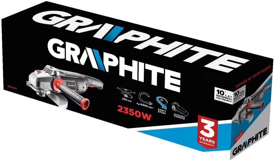 Szlifierka kątowa Graphite 59G207 2350 W