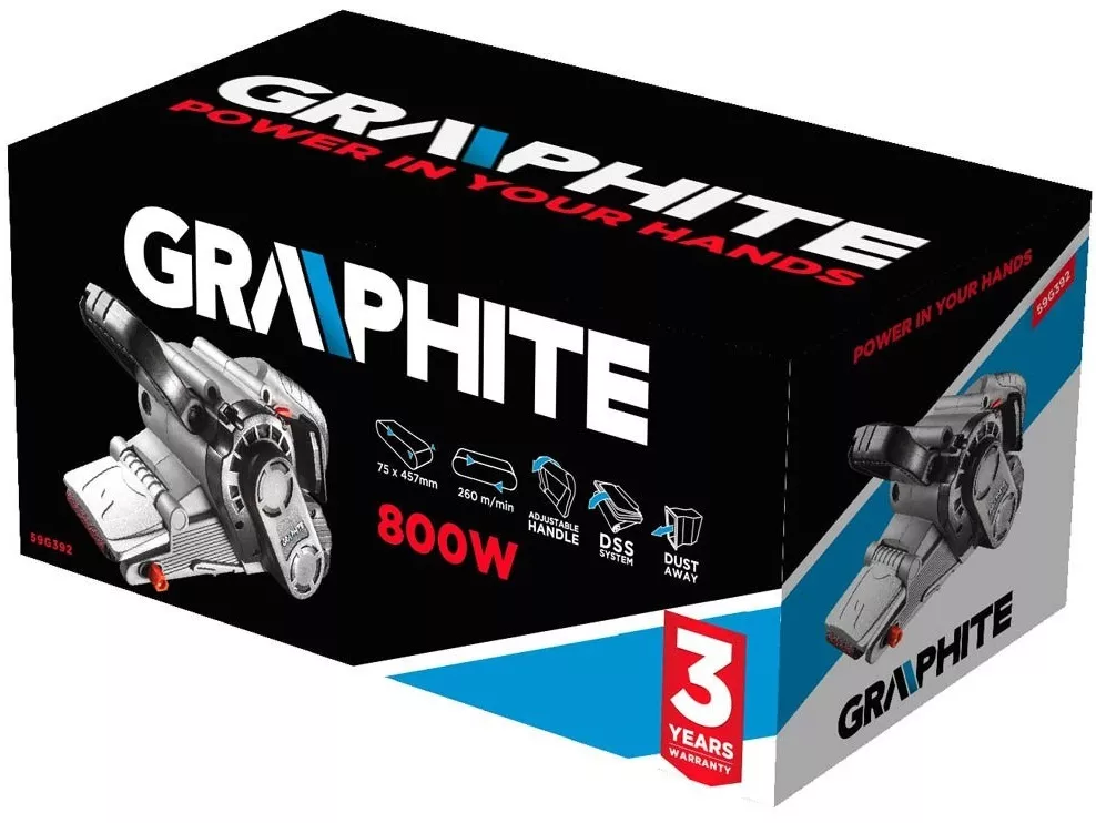 Szlifierka taśmowa Graphite 59G392