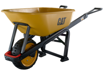 Taczka Caterpillar J-Series 6' Steel 544kg Flat-Free Tire