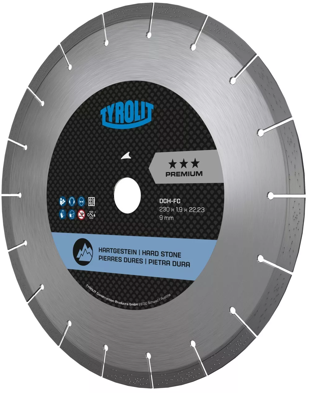 Tarcza Tyrolit Premium DCH-FC 125 x 1,2 mm, 22,23 mm 
