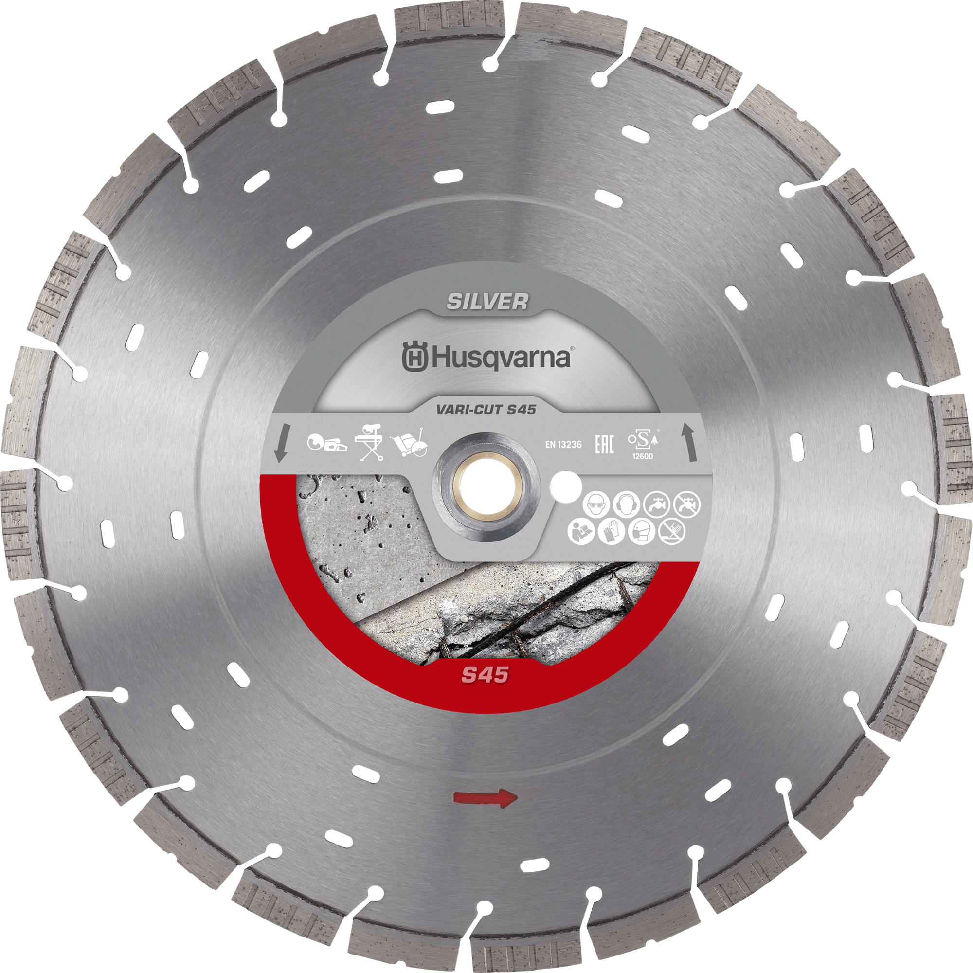 Tarcza diamentowa Husqvarna Vari-Cut S45 450 mm | 