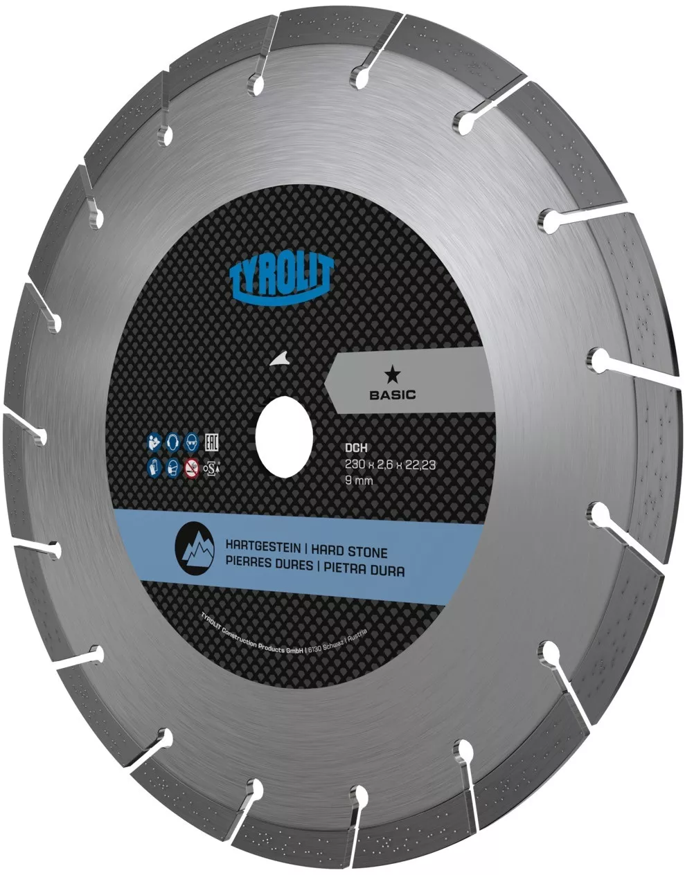 Tarcza diamentowa Tyrolit Basic DCH 180 x 2,6 mm