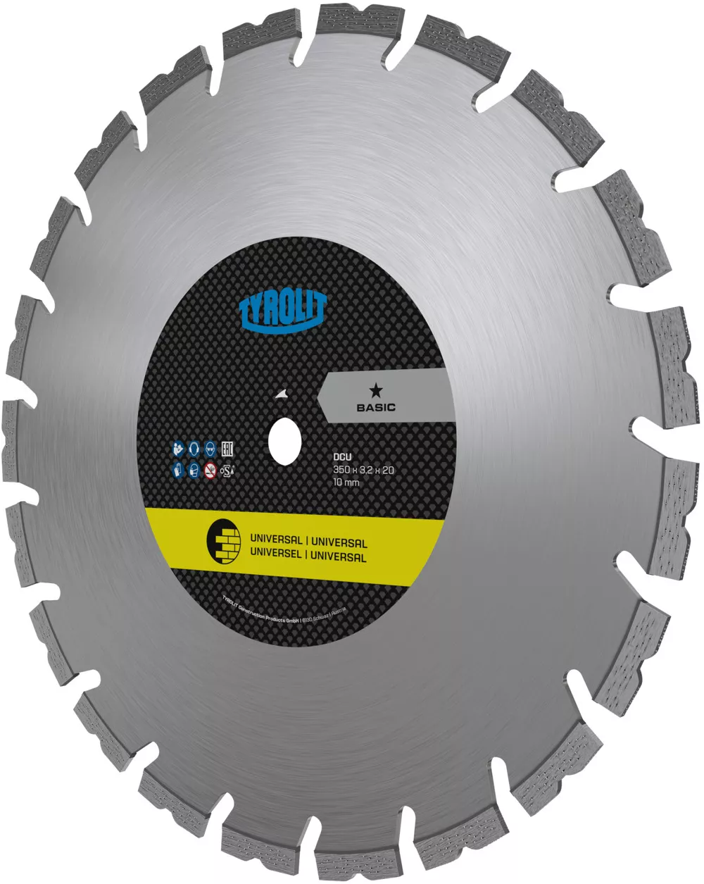Tarcza diamentowa Tyrolit Basic DCU 300 x 2,6 mm C3W  