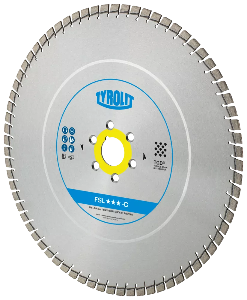 Tarcza diamentowa Tyrolit Premium FSL-C 350 x 3,2 mm  