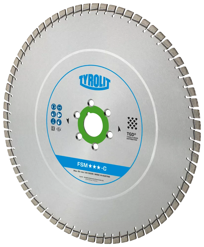 Tarcza diamentowa Tyrolit Premium FSM-C 600 x 5 mm