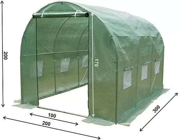 Tunel foliowy Rino Garden FOLGRO6 3 x 2 x 2 m | 