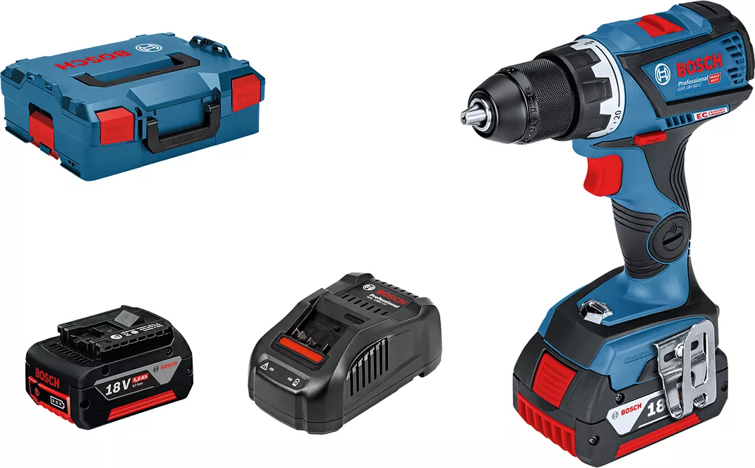 Wiertarko-wkrętarka Bosch GSR 18V-60 C Pro 2x aku | 