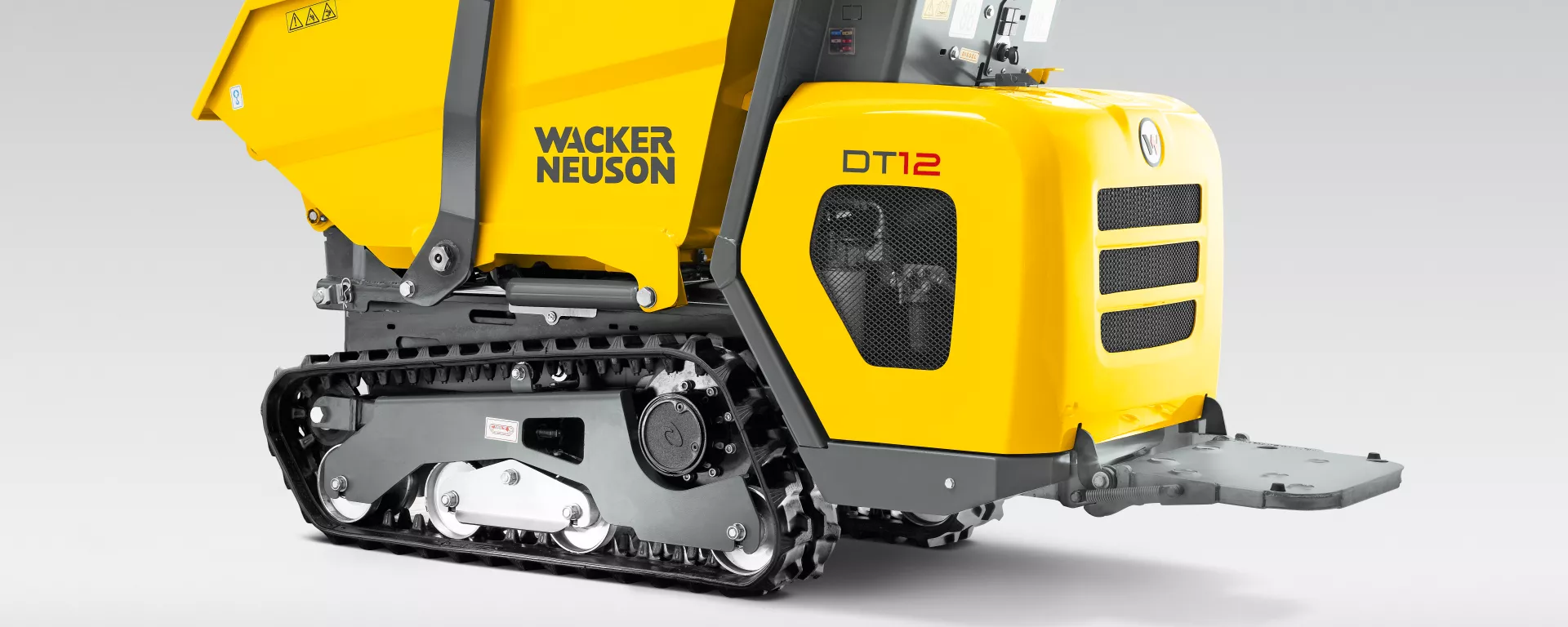 Wozidło gąsienicowe Wacker Neuson DT12  (wanna uchylna do przodu, system samozaładowczy)