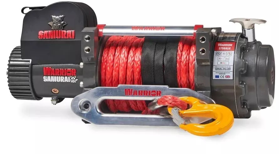 Wyciągarka linowa Warrior Winches Samurai 17500 24 V (lina syntetyczna) | 