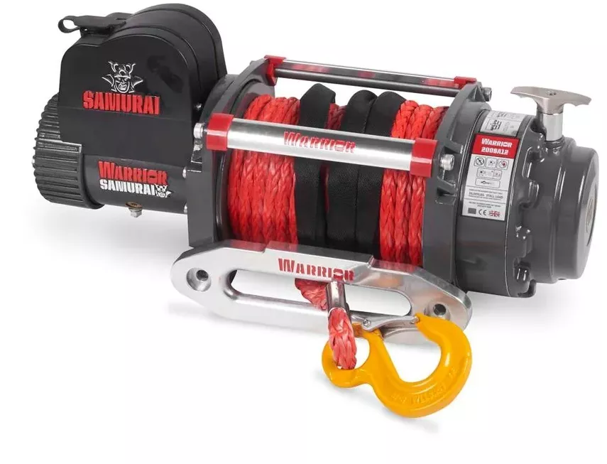 Wyciągarka linowa Warrior Winches Samurai 20000 24 V (lina syntetyczna) | 