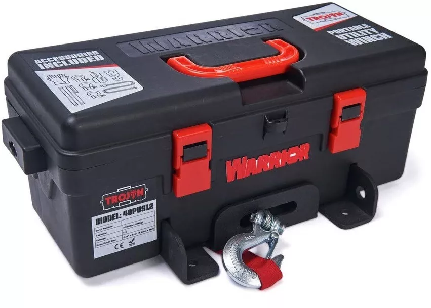 Wyciągarka linowa Warrior Winches Trojan 12 V (lina stalowa) | 