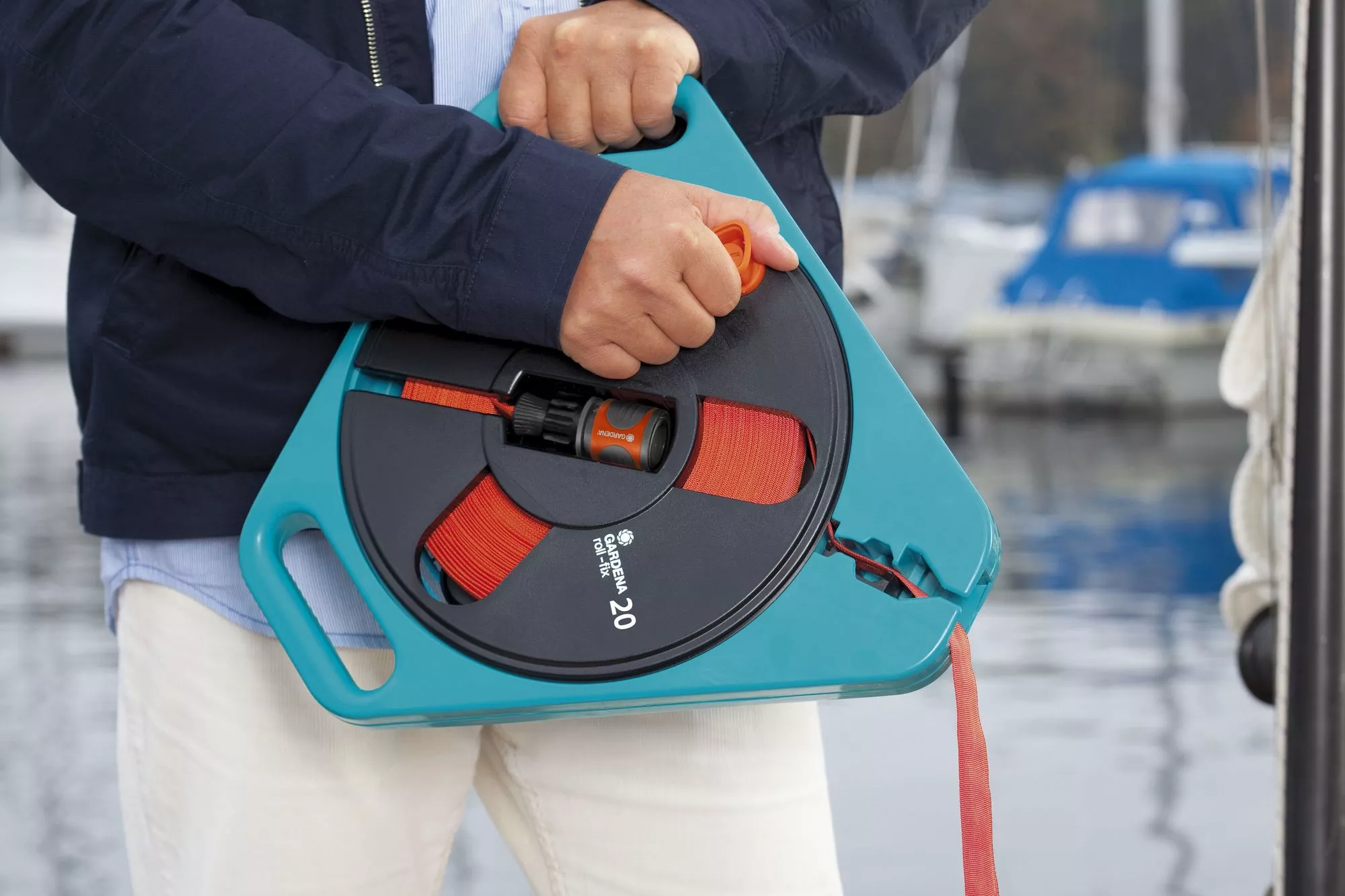 Wąż płaski Gardena Classic z kasetą - 20 m