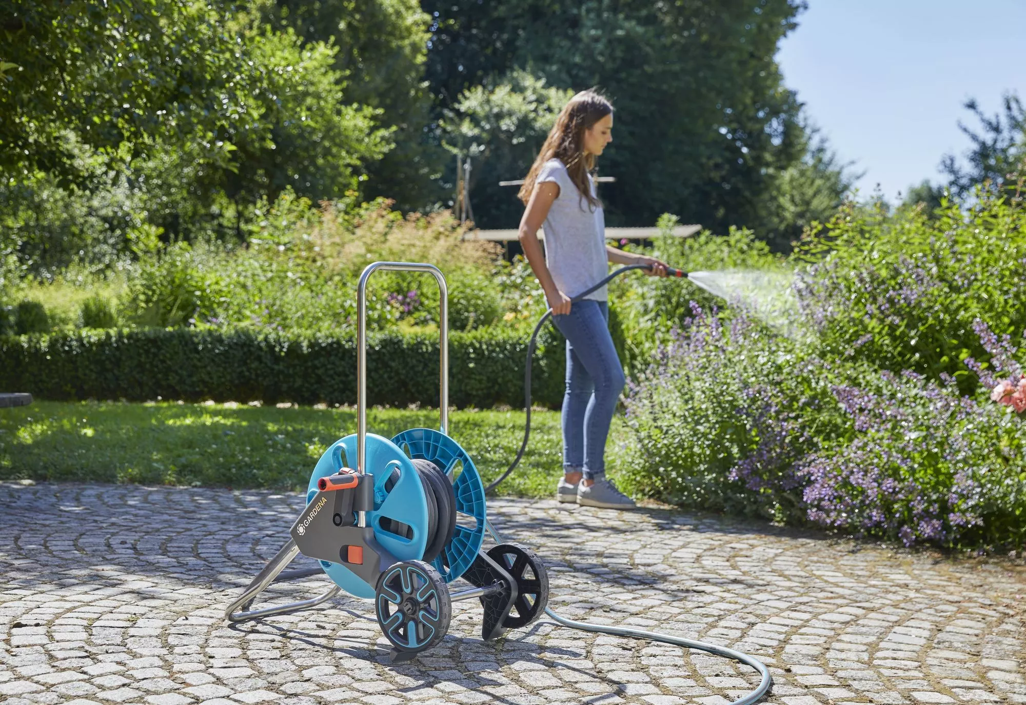 Wąż tekstylny Gardena Liano 1/2″ – 30 m (zestaw) | 