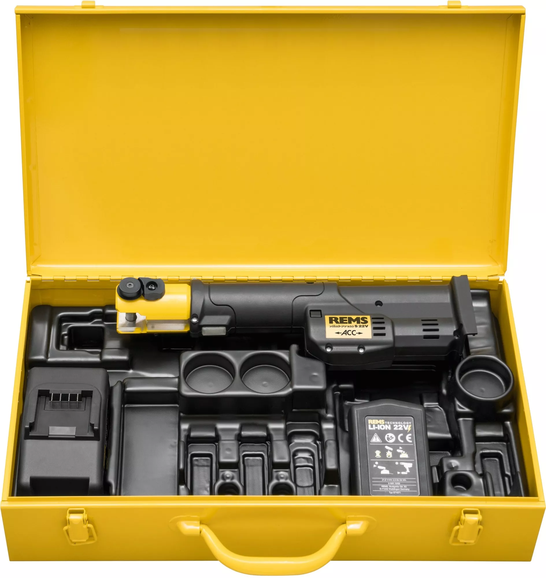 Zaciskarka do rur Rems Mini-Press S 22 V (+ 1,5 Ah) | 