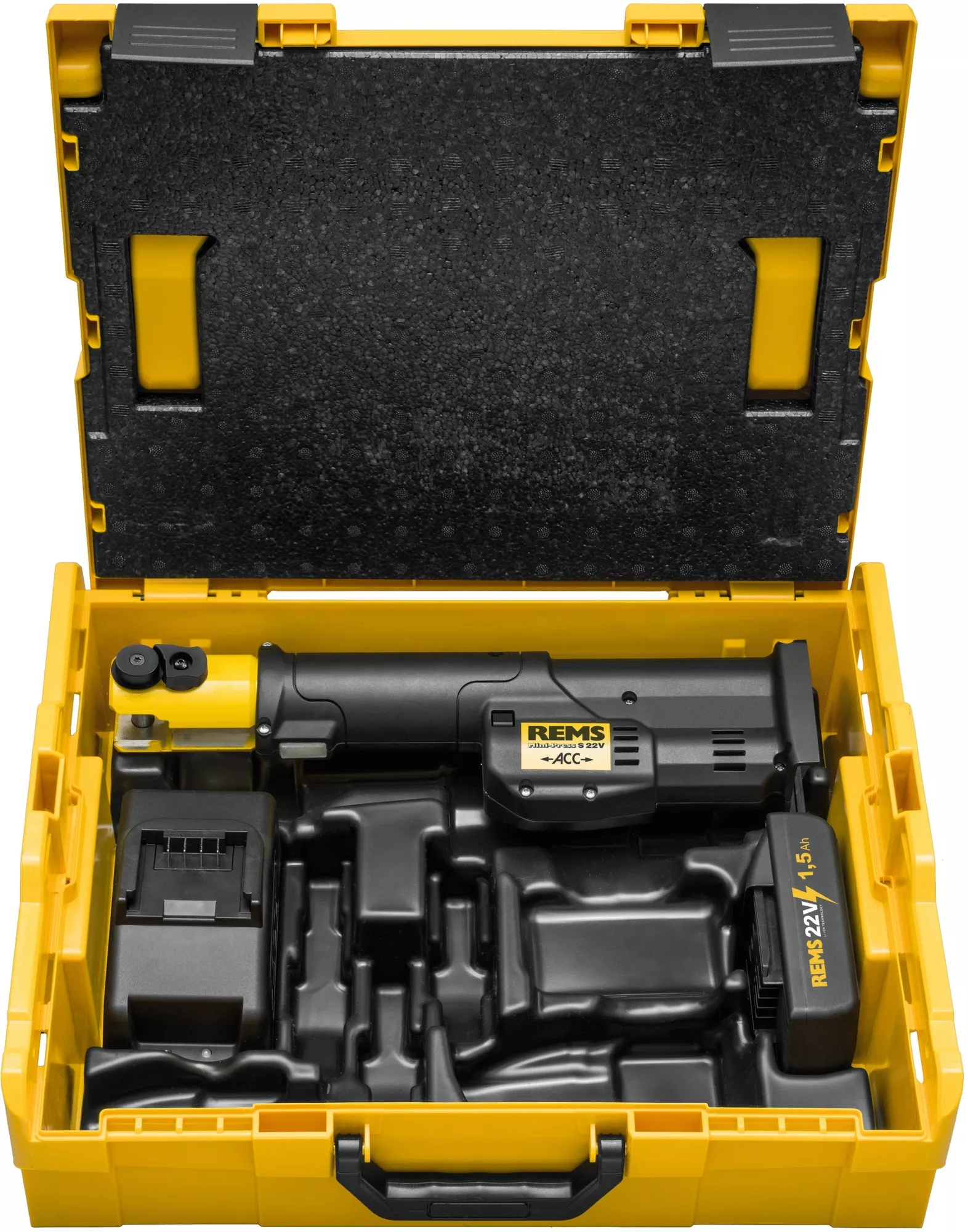 Zaciskarka promieniowa do rur Rems S 22 V Acc L-Boxx | 