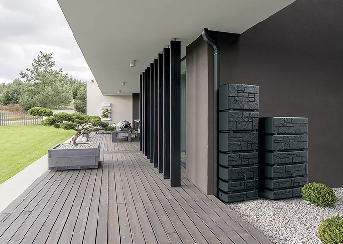 Zbiornik na wodę deszczową Waterform Tower Stone IDTST350-S433 (pojemność 350 l)