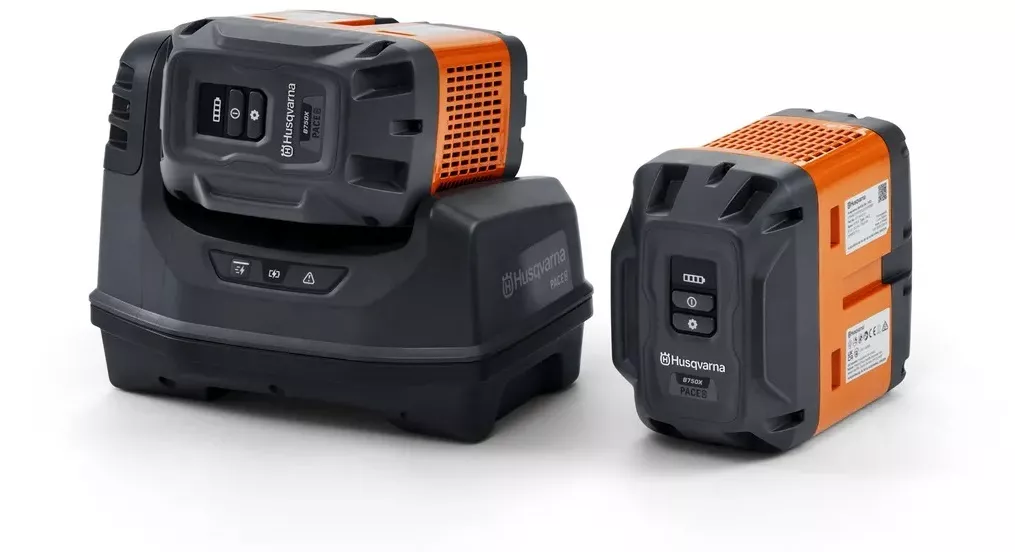 Zestaw 2 akumulatorów B750X PACE 8 Ah Husqvarna z ładowarką C1800X PACE