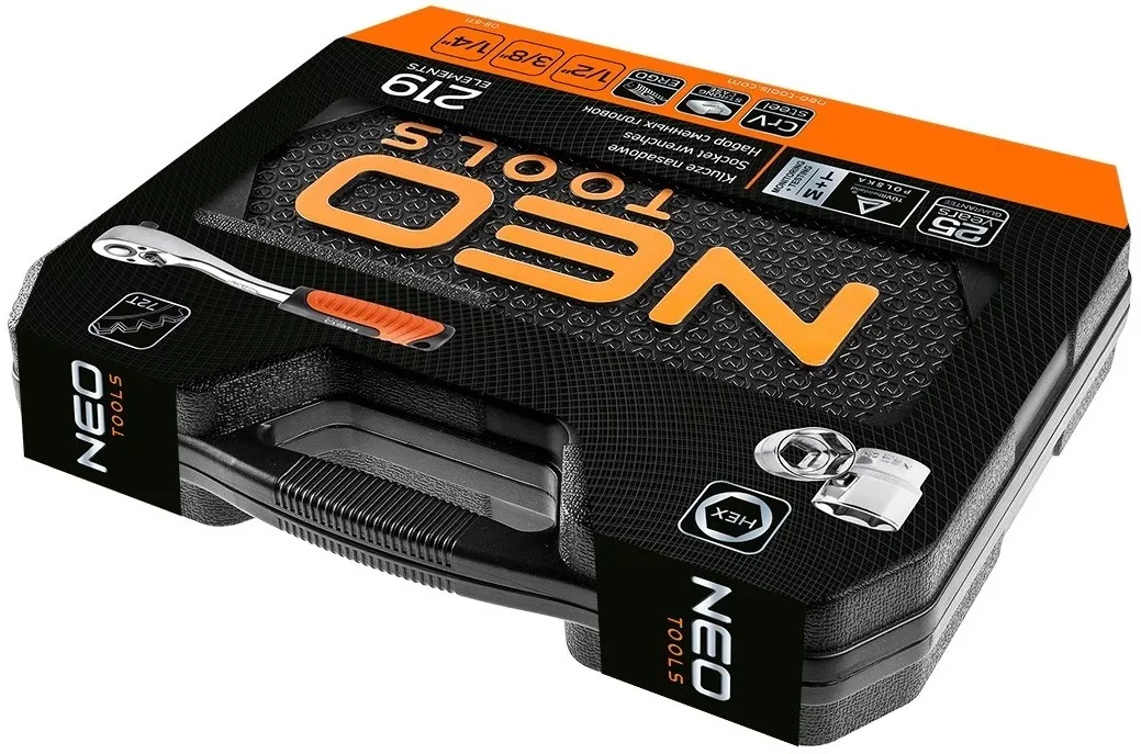 Zestaw kluczy nasadowych Neo Tools 08-671 | 