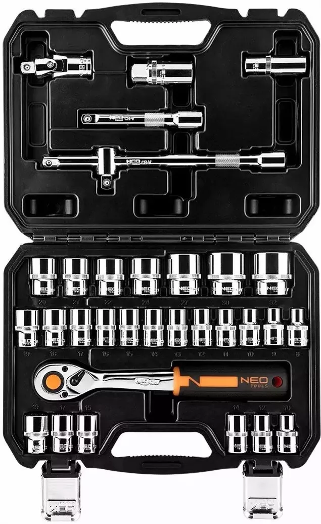 Zestaw kluczy nasadowych Neo Tools 10-038 1/2″ | 