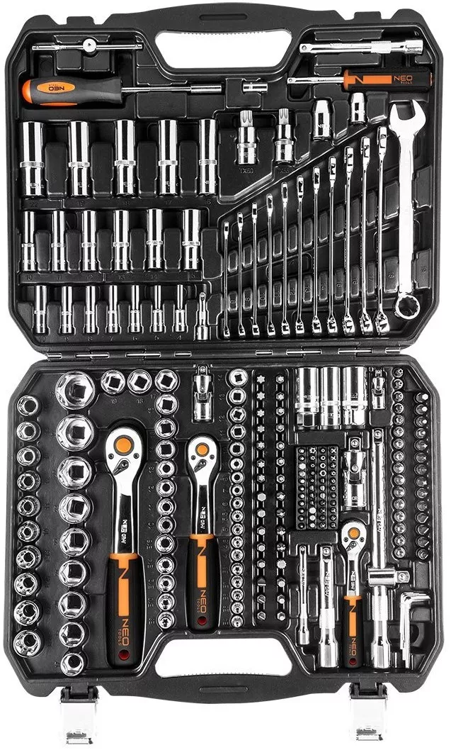 Zestaw kluczy nasadowych Neo Tools 10-076 (219 elementów) | 