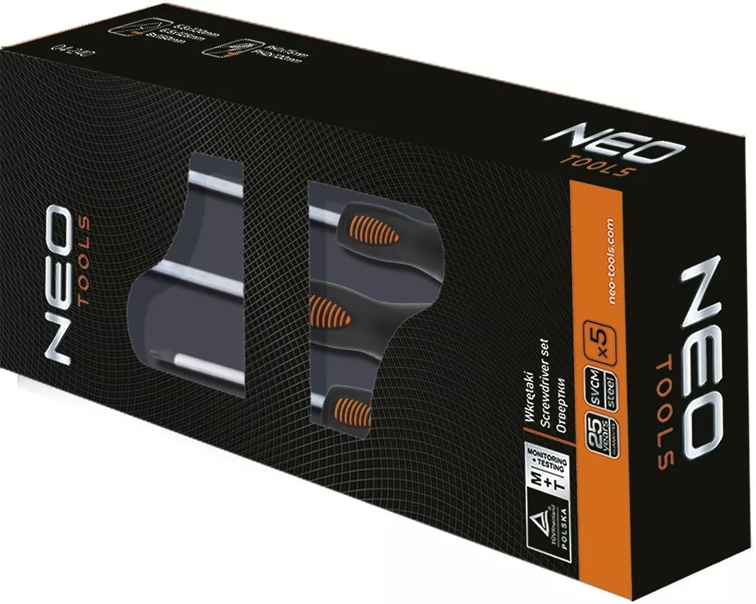 Zestaw wkrętaków Neo Tools S2 04-240 5 sztuk