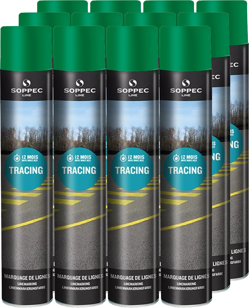 Zielona farba Soppec TRACING 750 ml (12 sztuk) | 
