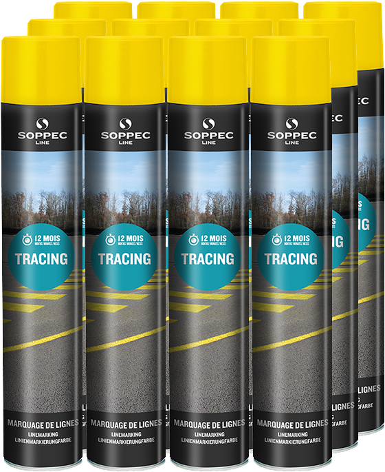 Żółta farba Soppec TRACING 750 ml (12 sztuk) | 
