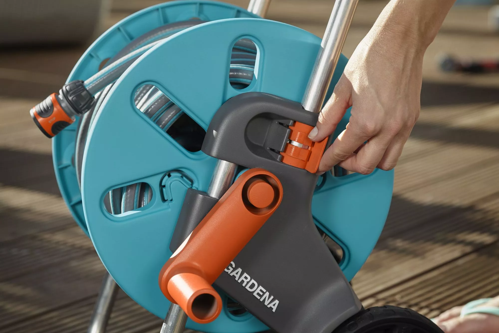 ☑️ Wózek na wąż Gardena AquaRoll S (zestaw) ▷▷ 