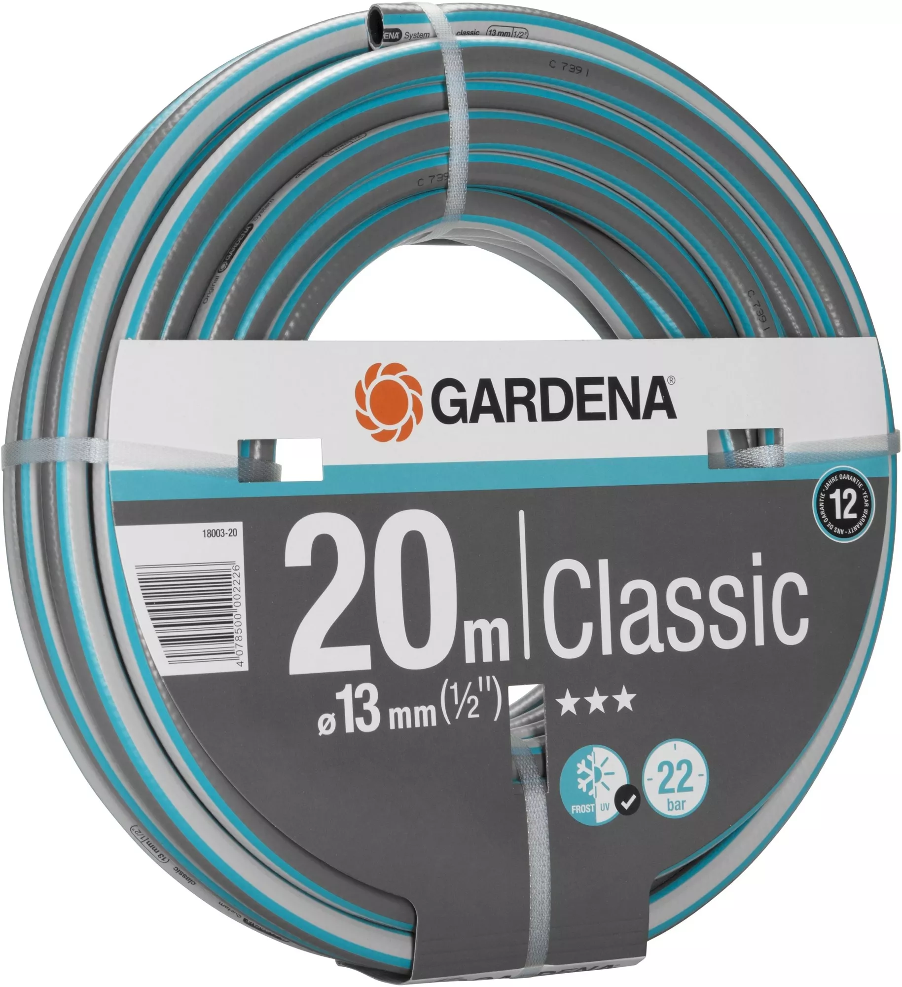 ☑️ Wąż ogrodowy Gardena Classic 1/2″ - 20 m ▷▷ 